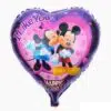 LOV51 Balon Inima Minnie si Mickey