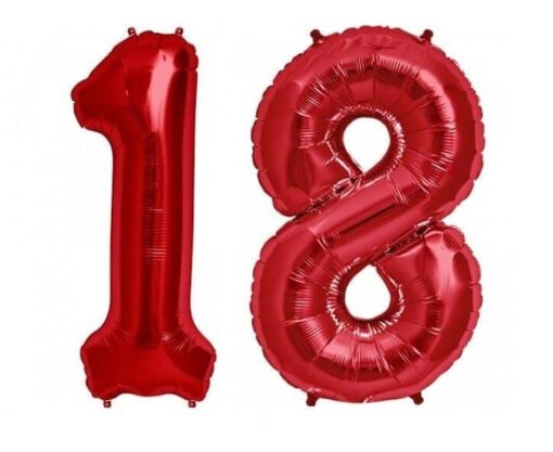 MJR12 Baloane 18 Ani Majorat Rosii