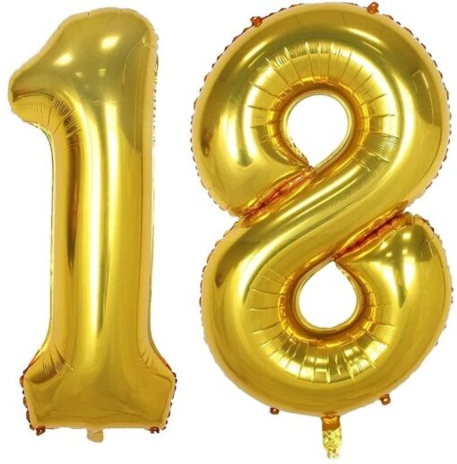 MJR6 Baloane 18 Ani Majorat Gold