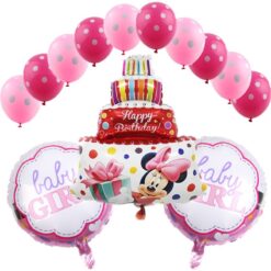 Set Baloane Baby Girl Minnie&Mickey