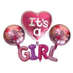 SET78 Set baloane " It's a girl ! "