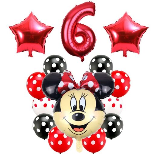 SET85-6 Set Aniversar Minnie Mouse 6 ANI