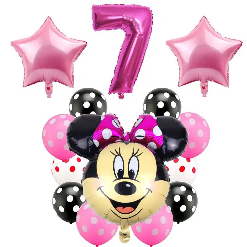 SET85P-7 Set Aniversar Minnie Mouse 7 ANI