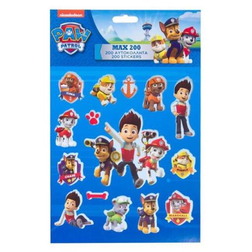 STK1 Set 200 stickere decorative Paw Patrol