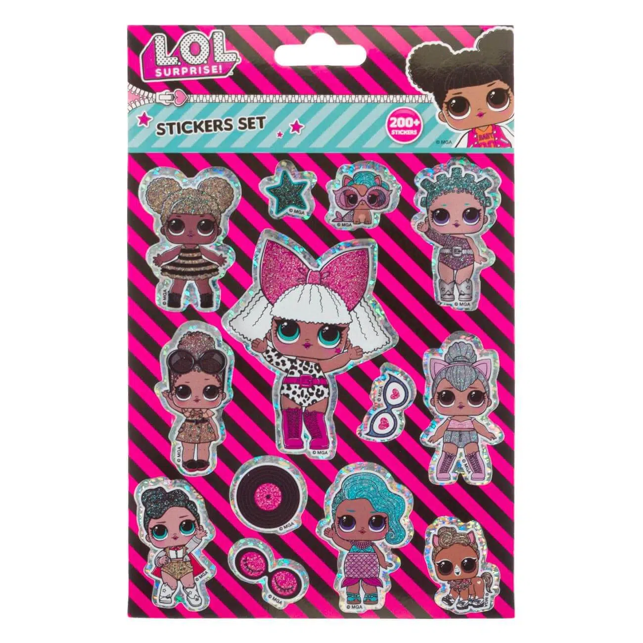 STK6 Set 200 stickere decorative LOL Surprise