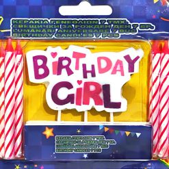 Set Lumanari Pentru Tort Birthday Girl