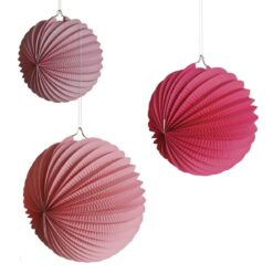 Globuri decorative premium roz degrade pentru decoruri remarcabile