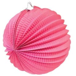 Glob decorativ suspendabil din hartie roz