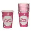 PHR6 Set 10 Pahare Happy Birthday Roz Cu Buline