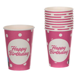 PHR6 Set 10 Pahare Happy Birthday Roz Cu Buline