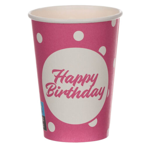 PHR6 Set 10 Pahare Happy Birthday Roz Cu Buline - imagine 2