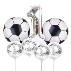 Set Baloane Aniversare Tematica Fotbal 1 AN