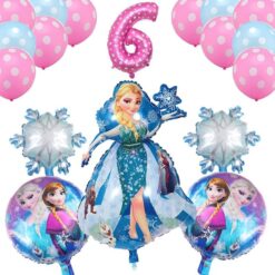 Set Aniversar Elsa Fozen 6 ANI