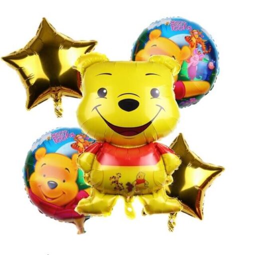 Set 5 Baloane Folie Winnie The Pooh