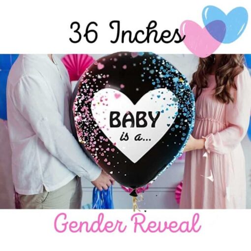 Balon Jumbo Gender Reveal Boy Or Girl 90 cm