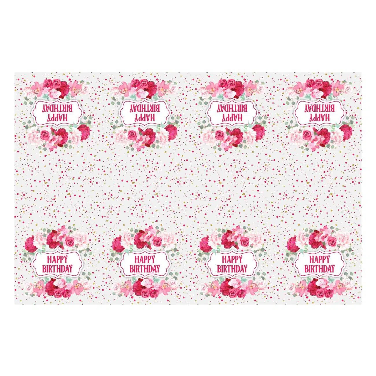 Fata De Masa Florala Zi De Nastere