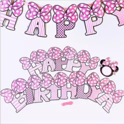 BNR16 Banner Happy Birthday Minnie Cu Fundite