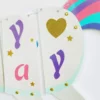 Banner Happy Birthday Magical Unicorn