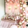 Arcada Baloane Aniversare Rose Gold 135 Piese