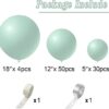 ARC31-12 Arcada Baloane Verde Macaron 84 Piese - imagine 2