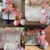 ARC53 Arcada Baloane Macaron Aniversare Botez Nunta 145 buc - imagine 2