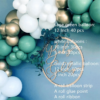 ARC37 Arcada Baloane 137 Piese Verde Gold Alb - imagine 2