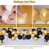 ARC55 Arcada Baloane Majorat Deluxe Marble Gold 86 Piese - imagine 4