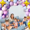 ARC57 Arcada Baloane Macaron Multicolore 129 Piese - imagine 2