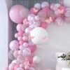 ARC33 Arcada Baloane Botez Sau Aniversare Fetita 131 Piese - imagine 2