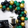 ARC52 Arcada Baloane Verde Negru Gold 60 Piese - imagine 5