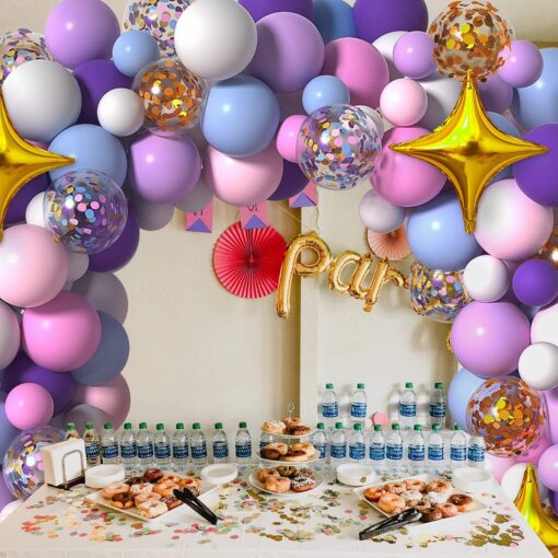 ARC57 Arcada Baloane Macaron Multicolore 129 Piese - imagine 4