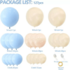 ARC68 Arcada Baloane Evenimente Nude Blue 123 Piese - imagine 4