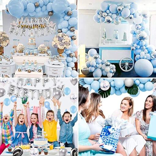 ARC61 Arcada Baloane Zi de Nastere Happy Birthday + Topper - imagine 3