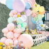ARC73 Arcada Baloane Macaron Multicolore 141 Piese - imagine 3