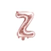 balon litera z rose gold