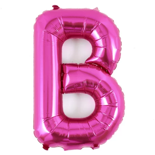 Balon Folie Litera B Roz 40 cm