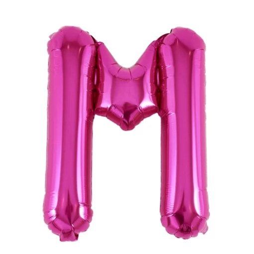 Balon Folie Litera M Roz 40 cm