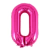 Balon Folie Litera O Roz 40 cm