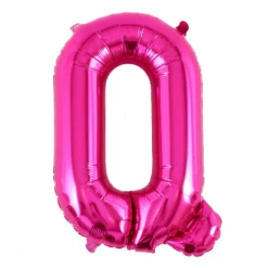Balon Folie Litera Q Roz 40 cm