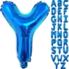 Balon Folie Litera Y Albastru 40 cm