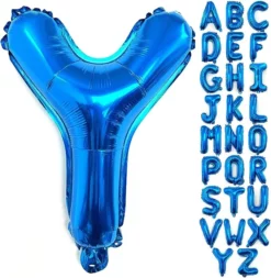 Balon Folie Litera Y Albastru 40 cm