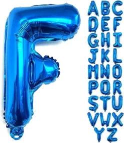 Balon Folie Litera G Albastru 40 cm