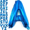 Balon Folie Litera A Albastru 40 cm