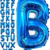 Balon Folie Litera B Albastru 40 cm