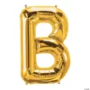 Balon Folie Litera B Gold 40 cm