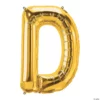 Balon Folie Litera D Gold 40 cm