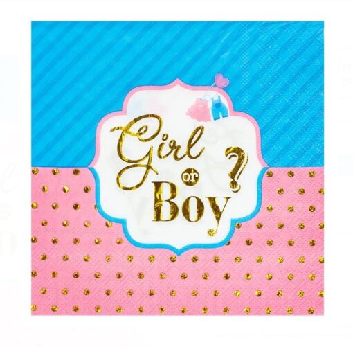 servetele boy or girl gender reveal