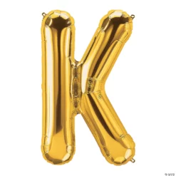 Balon Folie Litera K Gold 40 cm