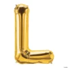 Balon Folie Litera L Gold 40 cm
