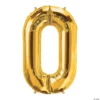 Balon Folie Litera O Gold 40 cm